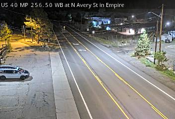 US 40 MP 256.50 WB at N Avery St in Empire