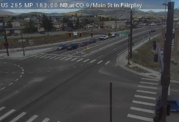 US 285 MP 183.00 SB at CO 9/Main St in Fairplay