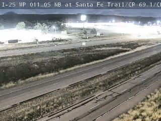 I-25 MP 011.05 NB at Santa Fe Trail/CR 69.1/CR 69.3 in Trinidad