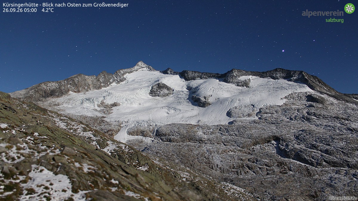 Kürsingerhütte - Blick nach Osten zum Großvenediger