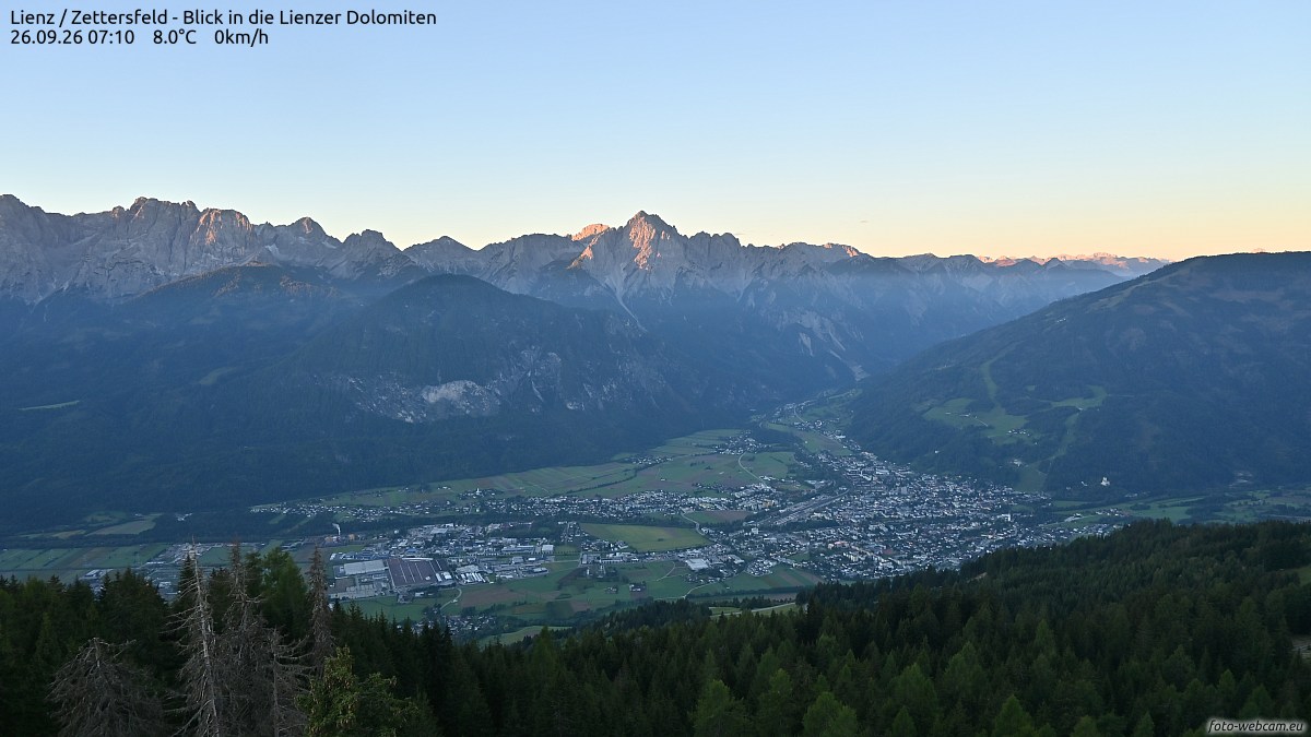 Lienz / Zettersfeld - Blick in die Lienzer Dolomiten
