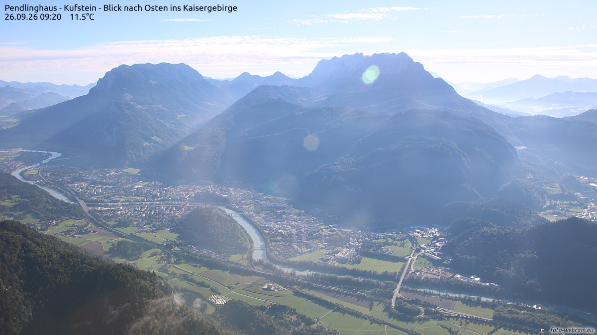 Pendlinghaus - Kufstein - Blick nach Osten ins Kaisergebirge