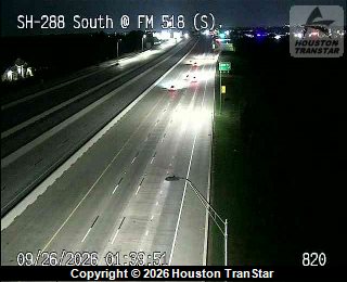 288 South SB @ FM 518 (S)