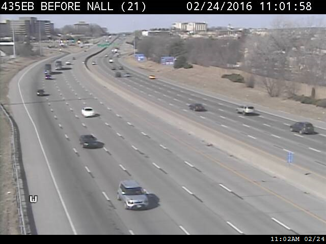 I-435 EB Before Nall