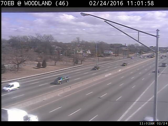 I-70 EB At Woodland Ave