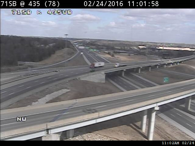 US-71 SB At I-435 WB