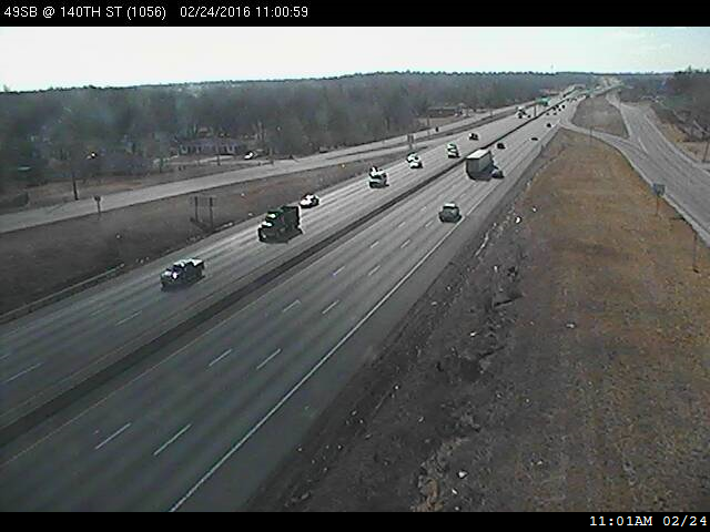 I-49 SB At 140th St