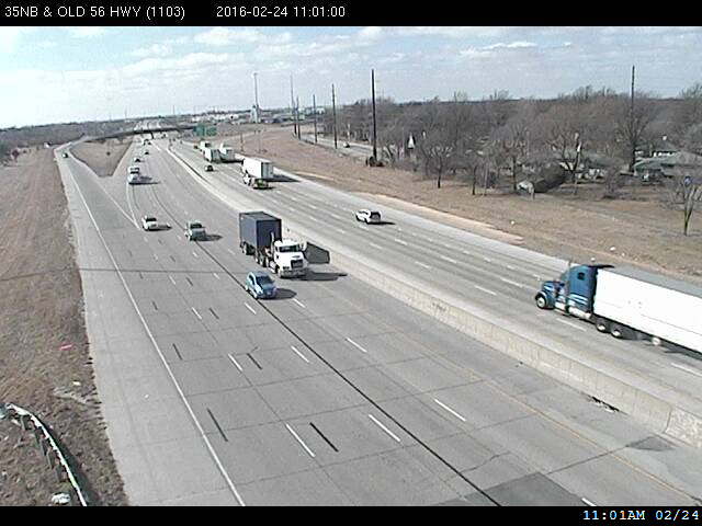 I-35 NB At Old 56 Hwy