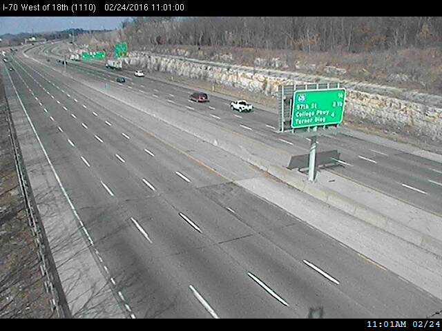 I-70 EB Before 18th St Expressway
