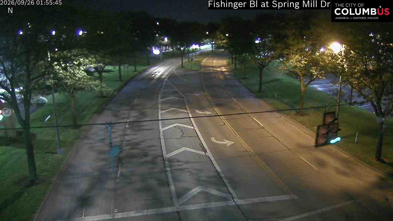 (City of Columbus) Fishinger Blvd at Spring Mill Dr