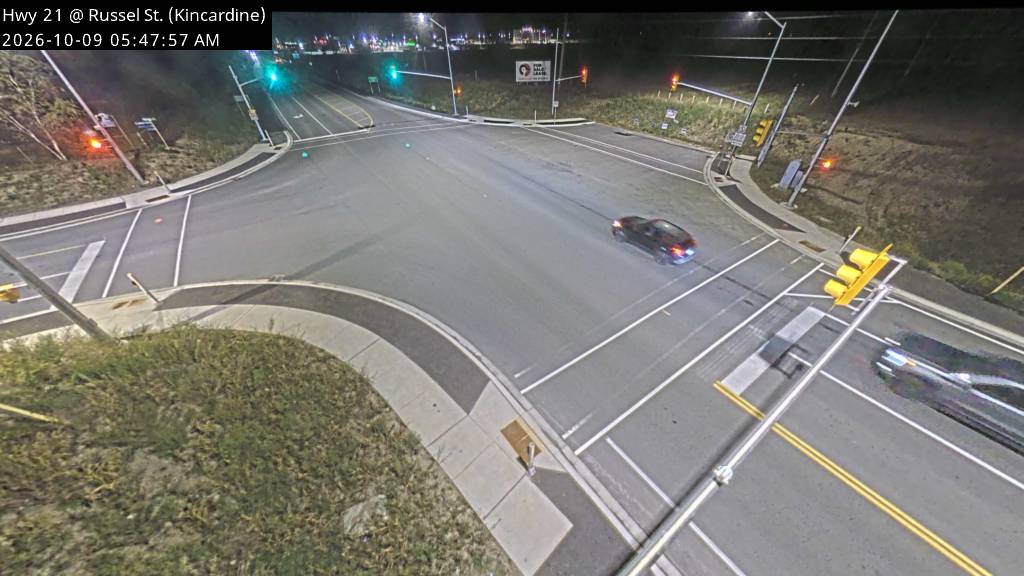 Highway 21 at Russel Street