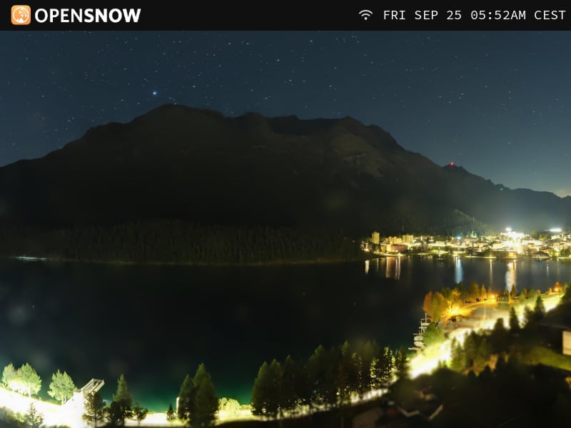 St Moritz - Ausblick Vom Badrutt's Palace Hotel