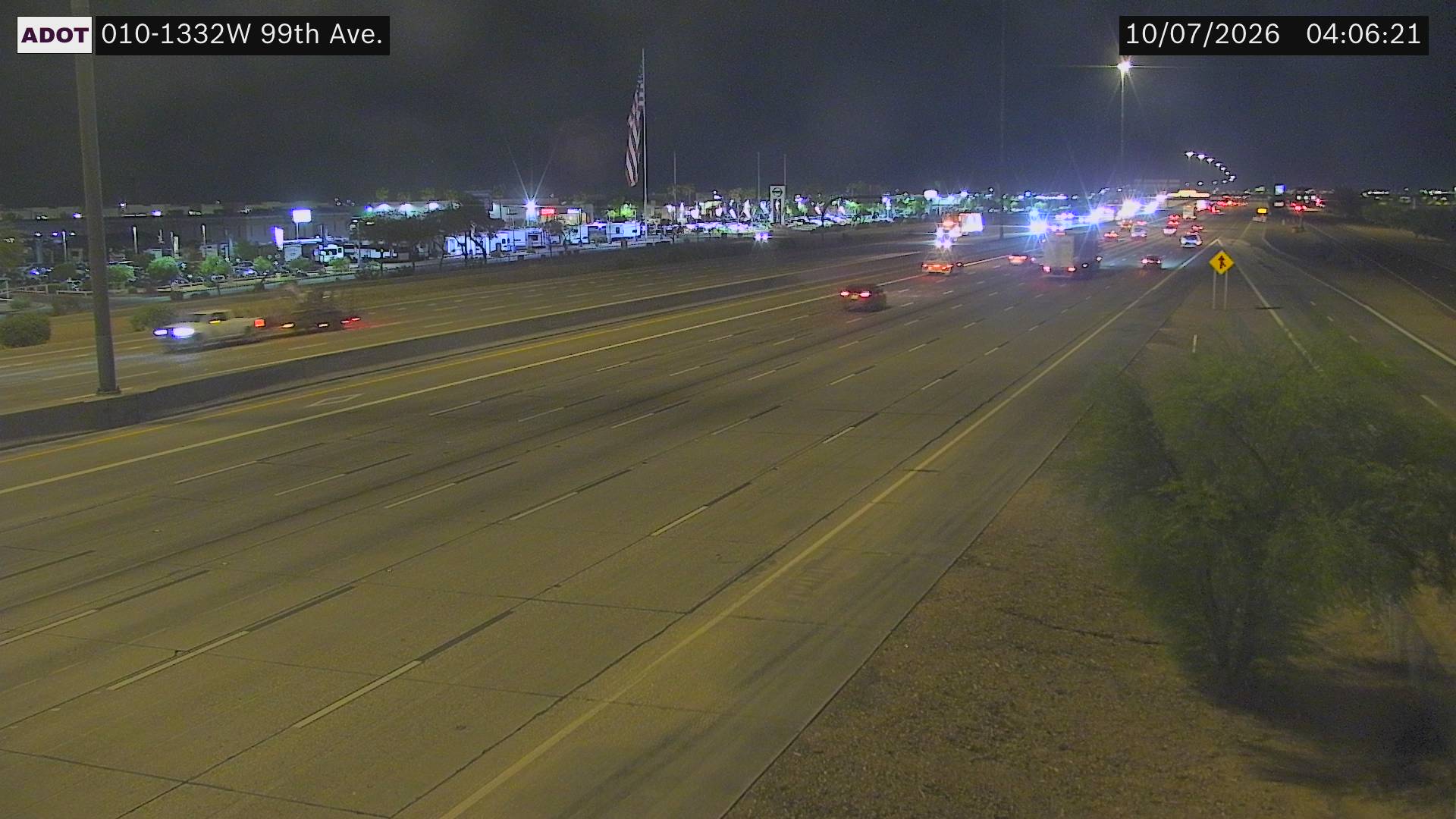 I-10 WB 133.20 @99th Ave