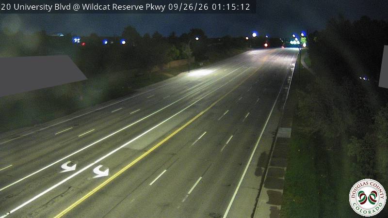 University Blvd MP 001.00 NB at Wildcat Reserve Pkwy: Looking East