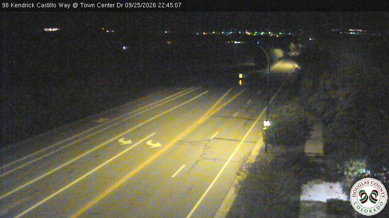 Lucent Blvd MP 001.00 SB at Town Center Dr: Looking West