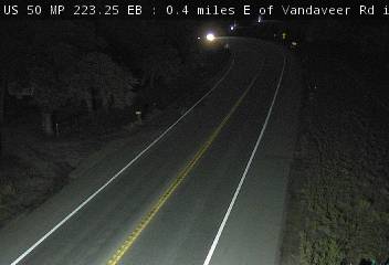 US 50 MP 223.25 EB : 0.4 miles E of Vandaveer Rd in Salida: Looking East