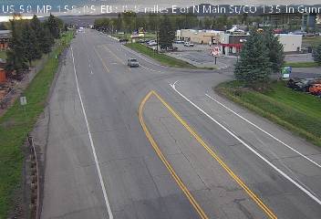 US 50 MP 158.05 EB : 0.8 miles E of N Main St/CO 135 in Gunnison: Looking West