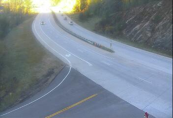 US 285 MP 245.55 NB at S Turkey Creek Rd at Indian Hills: Looking South