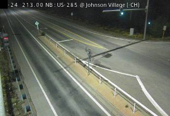 US 24 MP 212.90 EB at US 285 in Johnson Village: Looking North
