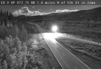 CO 9 MP 072.75 NB : 1.8 miles N of 5th St in Alma: Looking South