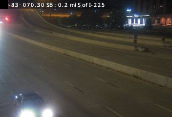 CO 83 MP 070.30 SB : 0.3 miles S of I-225: Flyover
