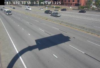 CO 83 MP 070.30 SB : 0.3 miles S of I-225: Looking North