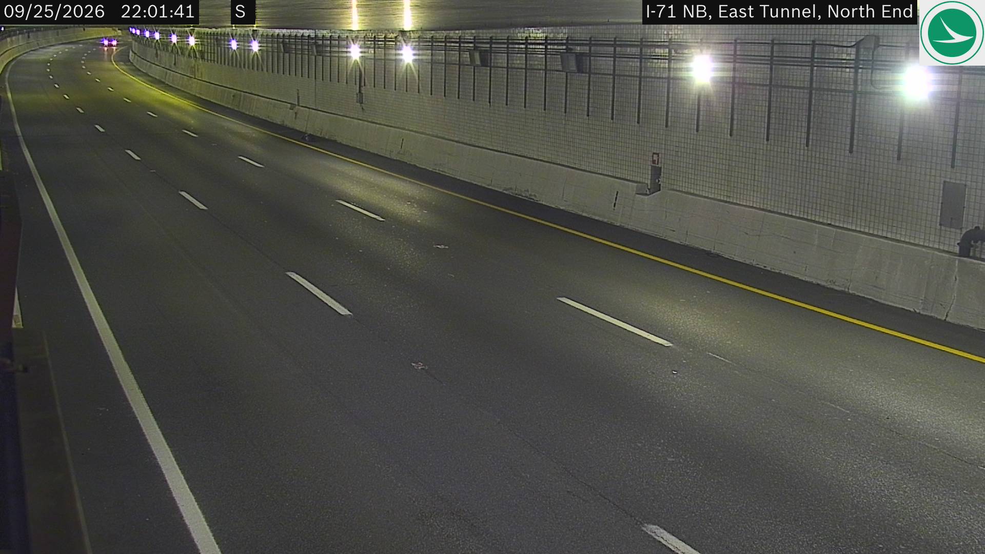 I-71 NB, East Tunnel, North End