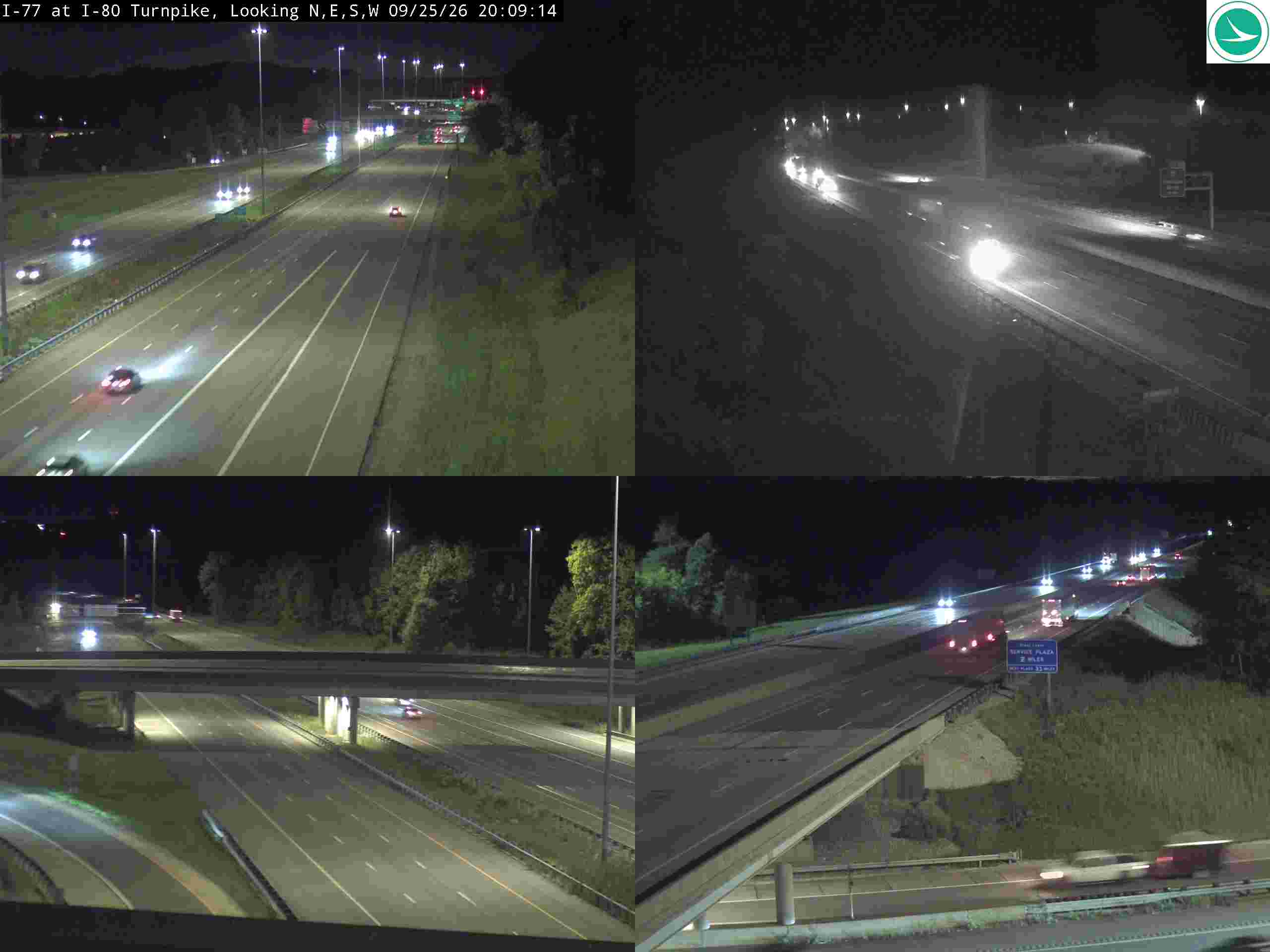 I-77 at I-80 Turnpike