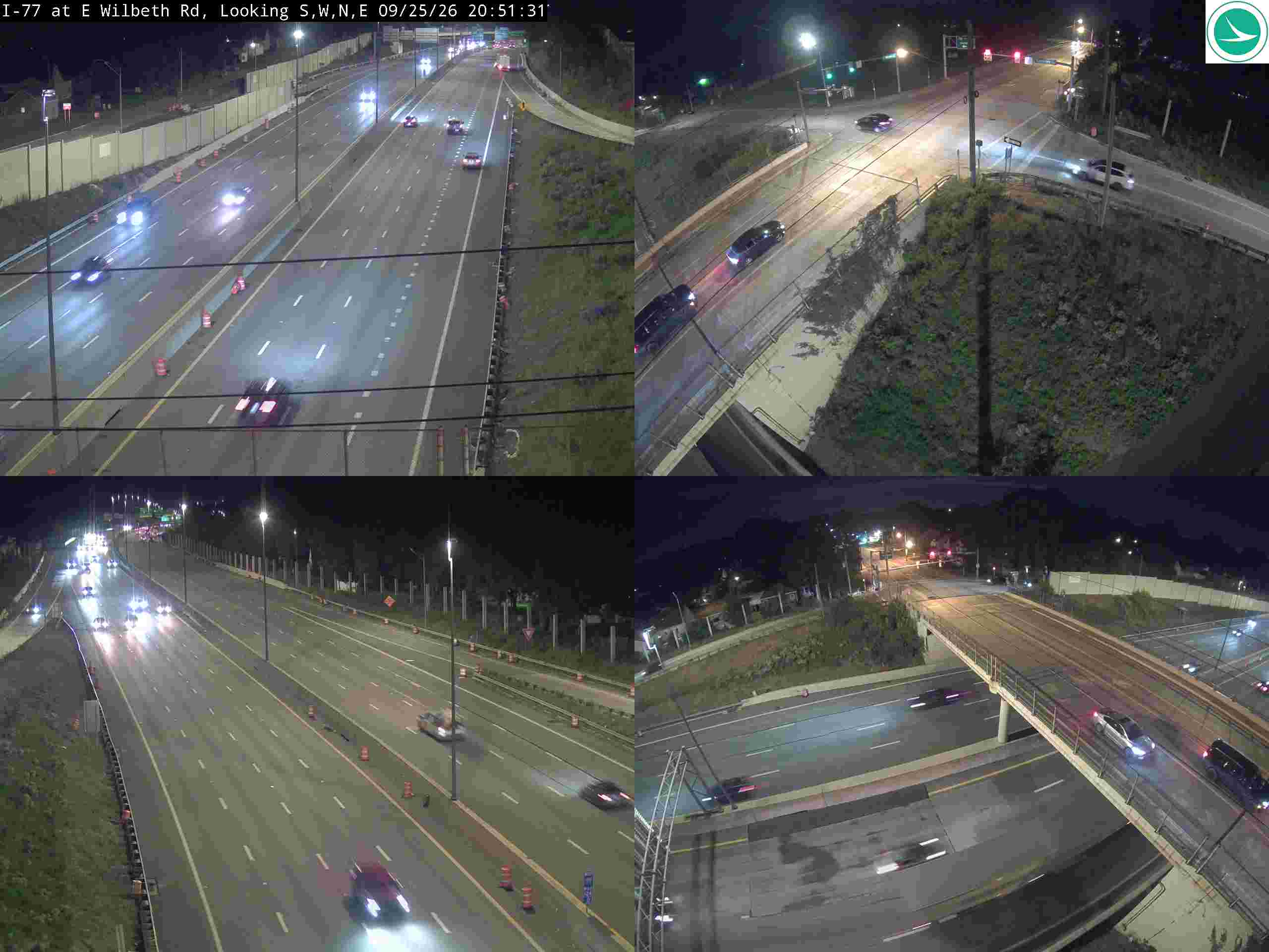 I-77 at E Wilbeth Rd