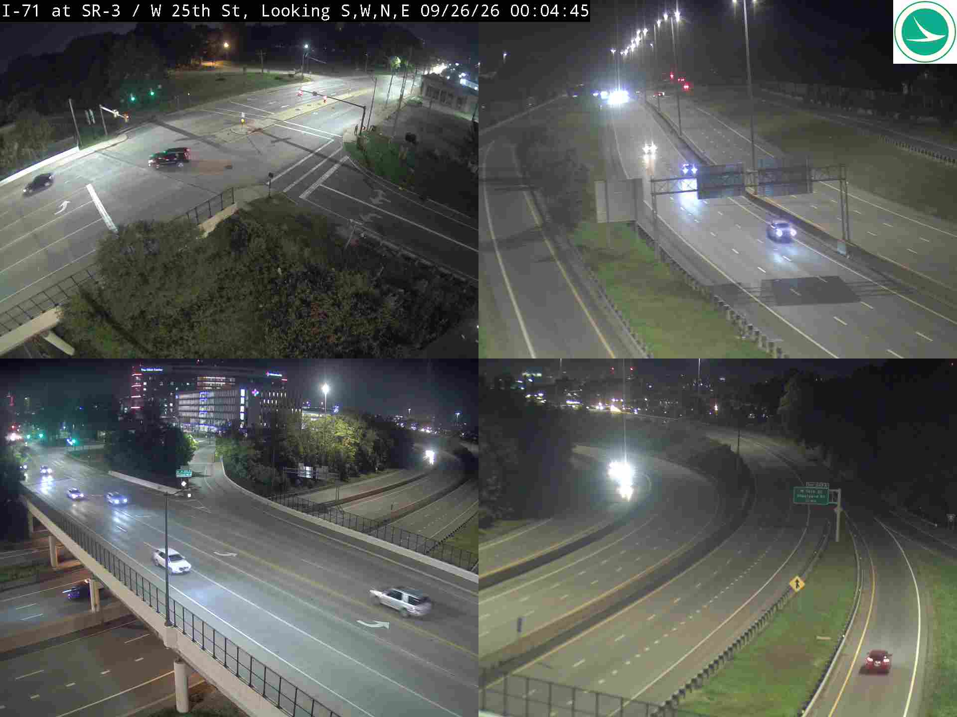 I-71 at SR-3 / W 25th St