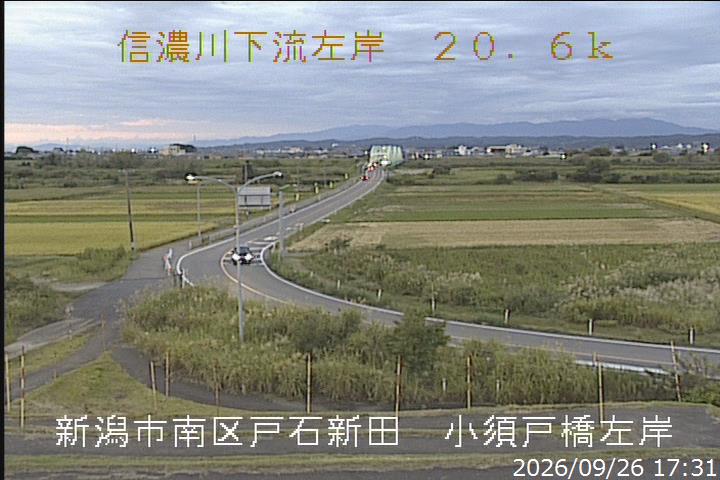 Kosudo Bridge Left Bank, Niigata