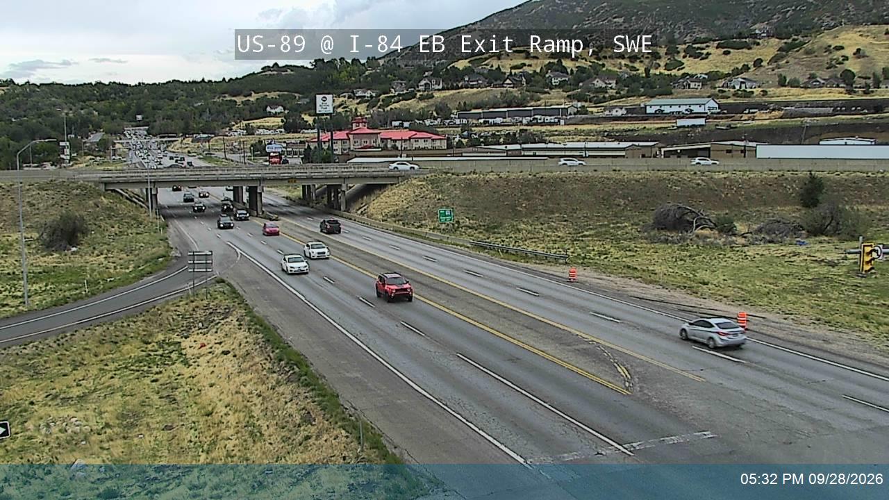 US-89 @ I-84 EB Exit Ramp, SWE