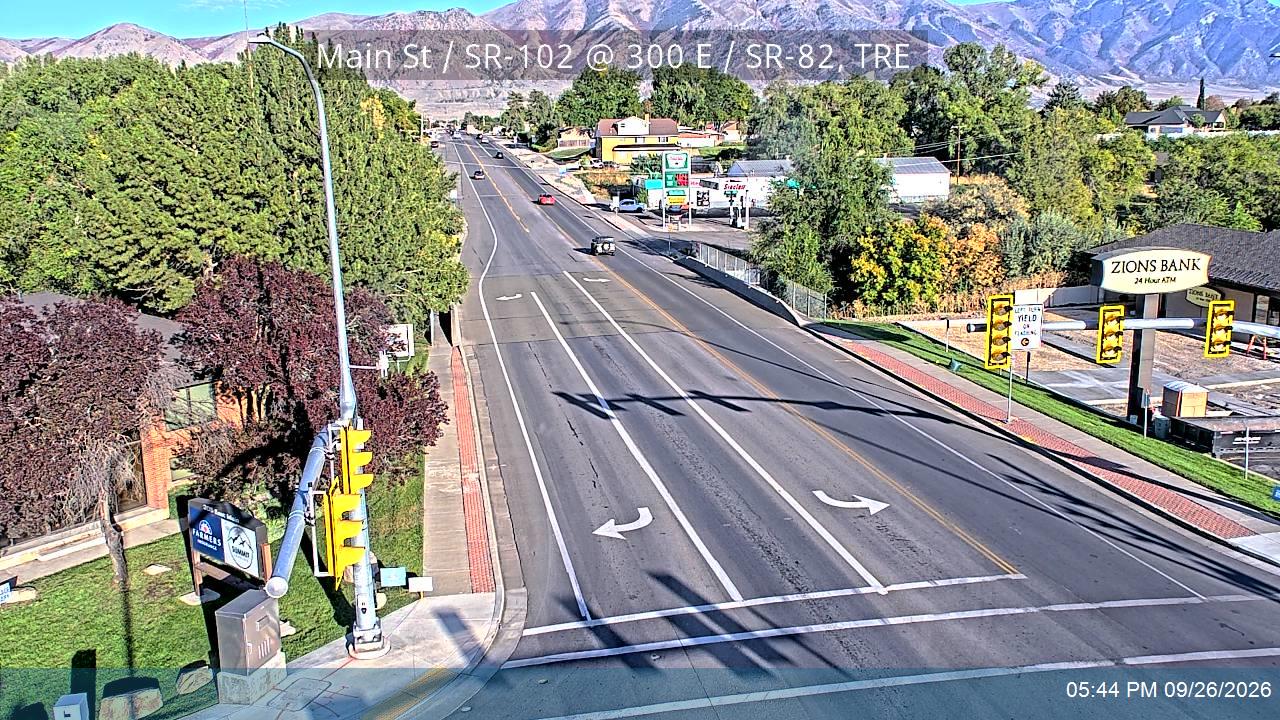 Main St / SR-102 @ 300 E / SR-82, TRE SB
