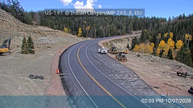 US-191 @ Milepost 265.7, DU SB