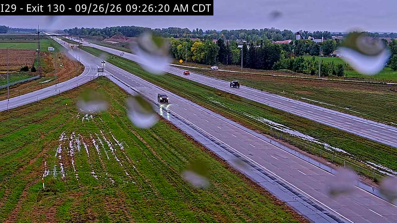 Brookings-5 miles south of town along I-29 @ MP 130 looking south