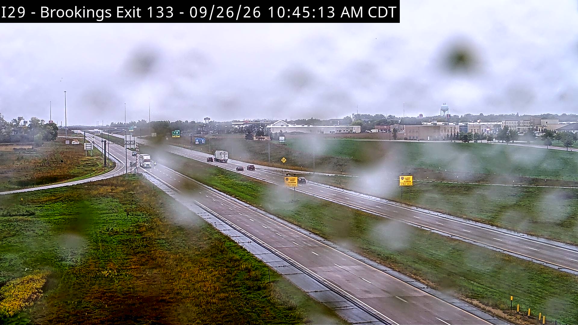 Brookings-2 miles south of town along I-29 @ MP 133 looking south