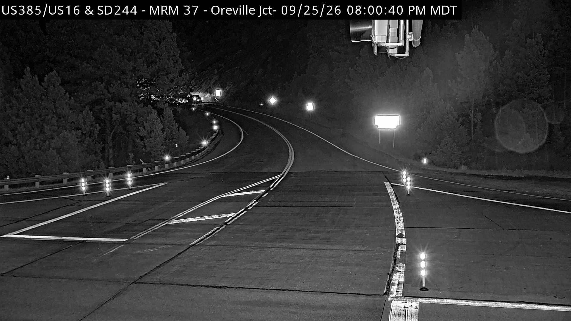 Oreville Campground-Jct US-16 & SD-244 looking east