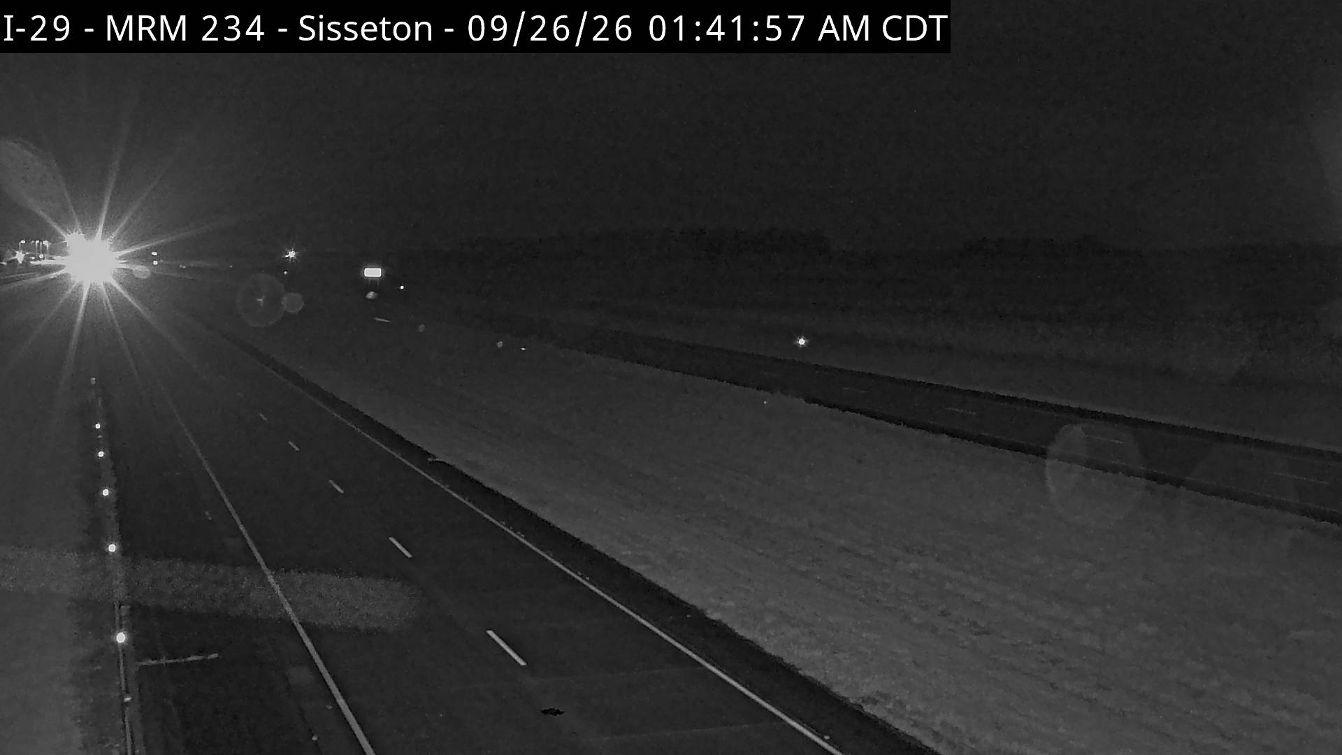 Sisseton-2 miles north of town along I-29 @ MP 234 looking north