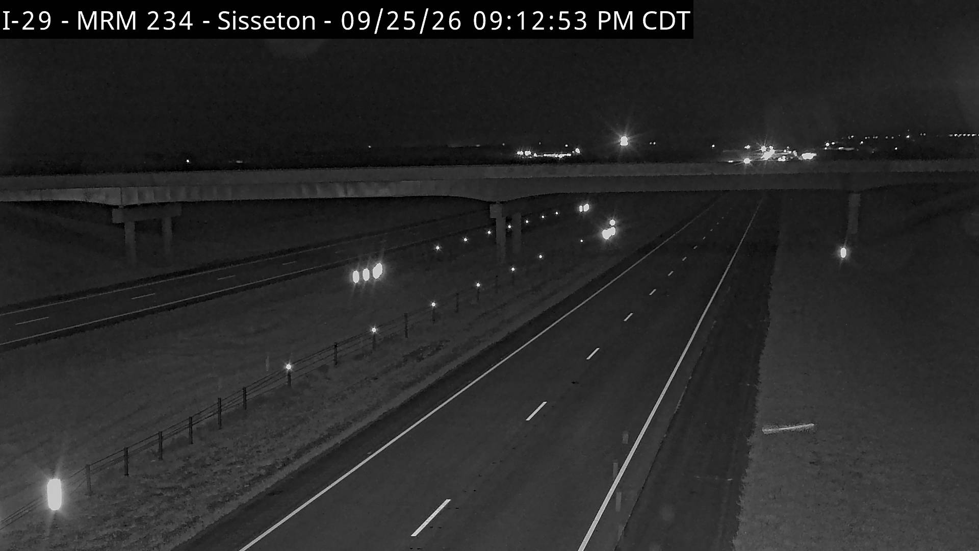 Sisseton-2 miles north of town along I-29 @ MP 234 looking south