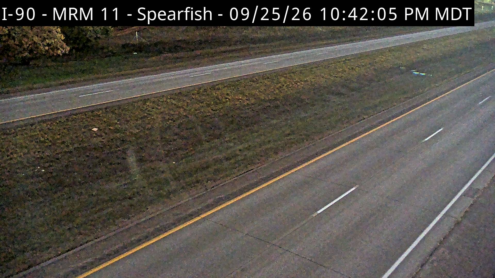 Spearfish-east of town along I-90 @ MP 11 road surface