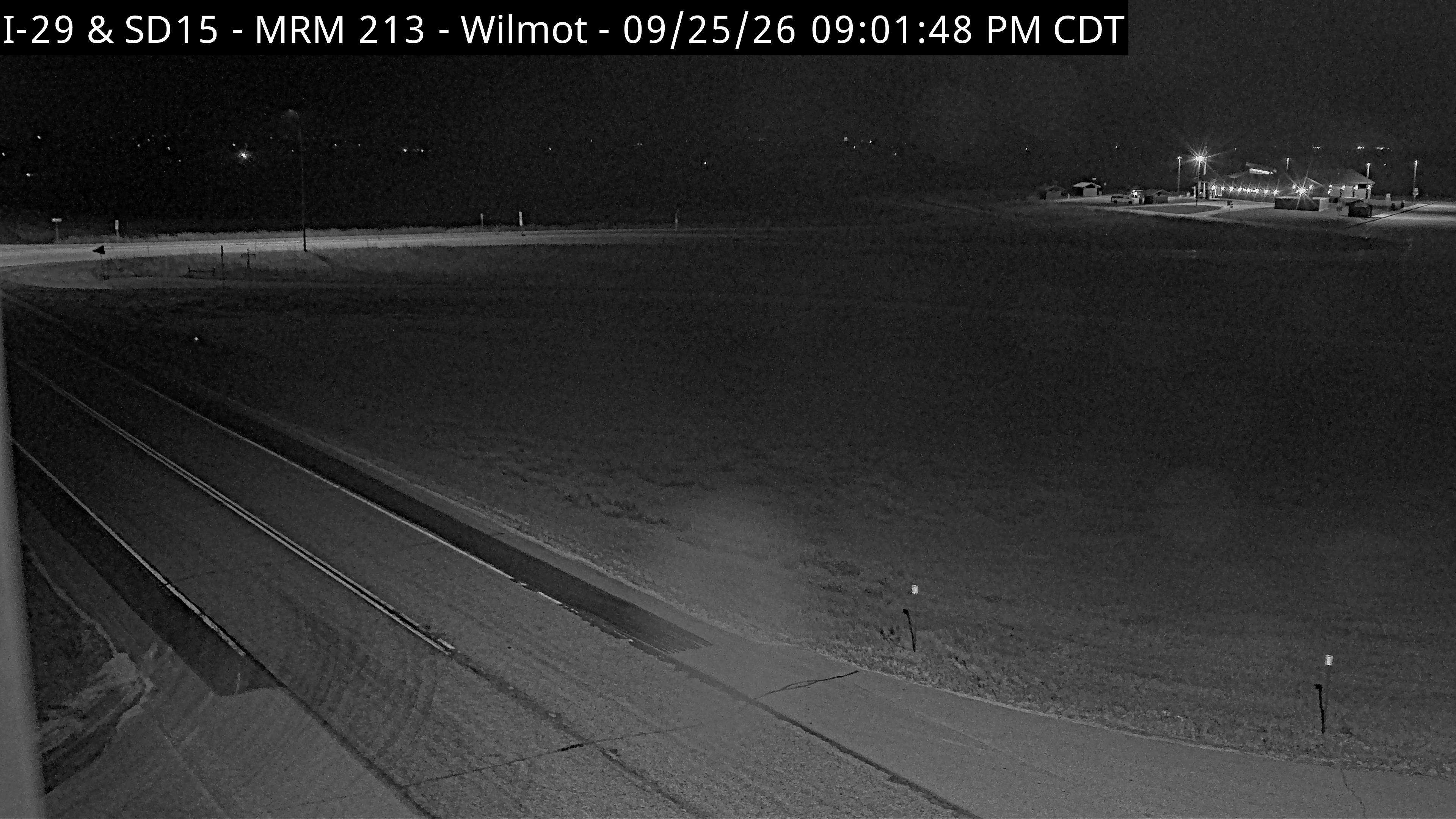 Juntion of I-29 & SD-15 Wilmot looking east