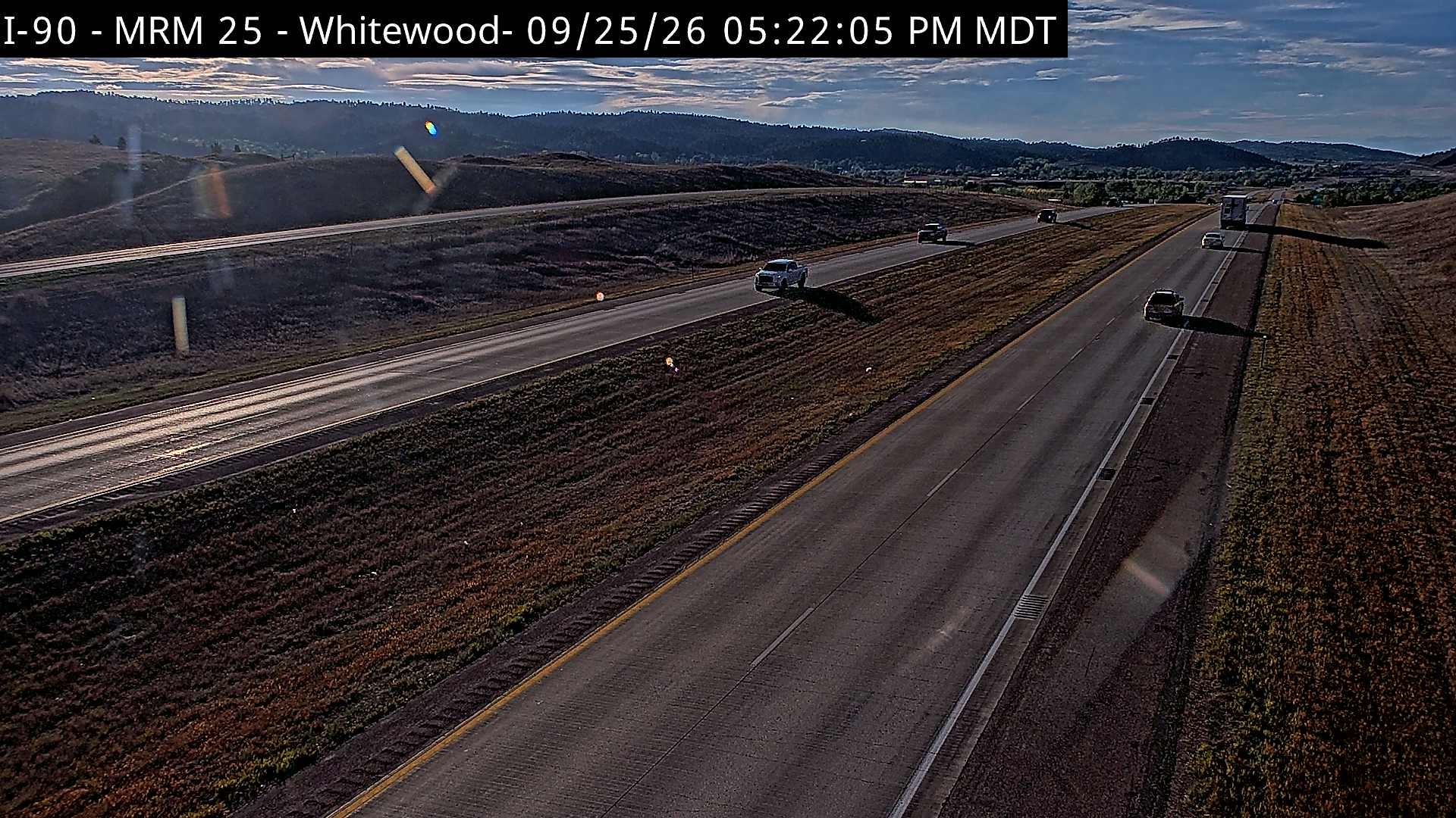 Whitewood- I-90 @ MP 22.5 looking west