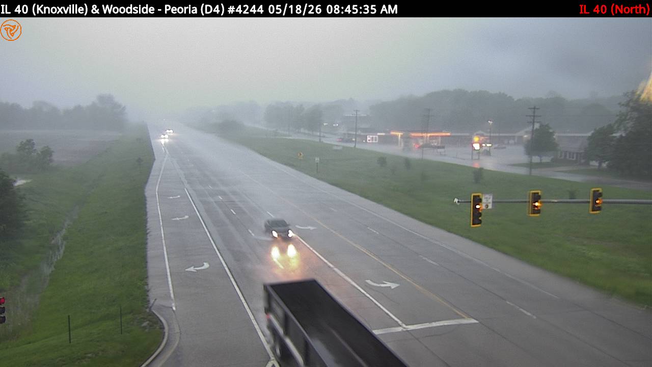 IL 40 (Knoxville Ave.) at Woodside Dr.