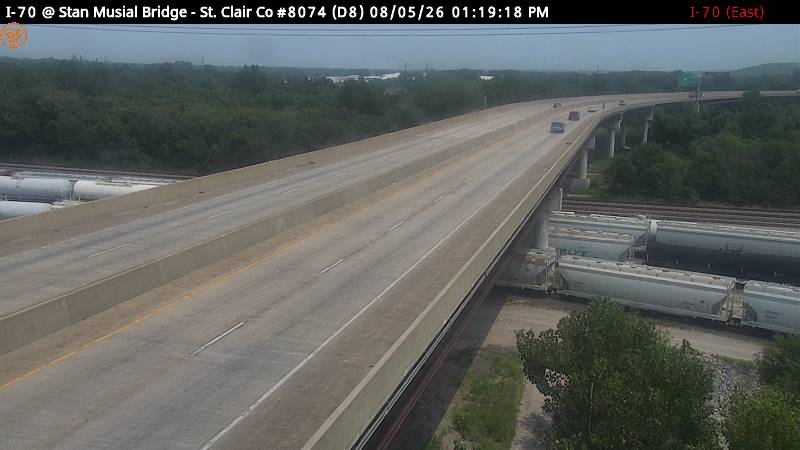 I-70 at Stan Musial Bridge