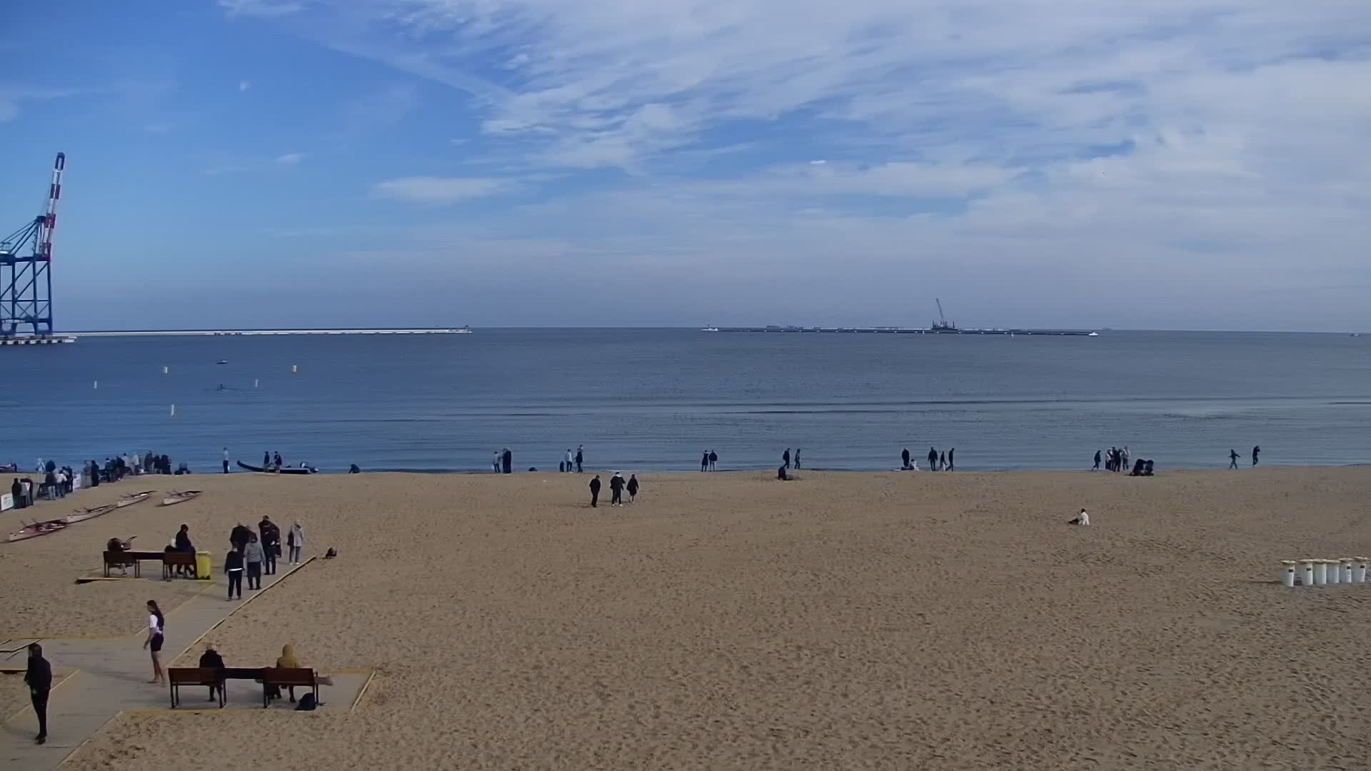 Gdańsk - widok na PLAŻĘ STOGI NOWOŚĆ