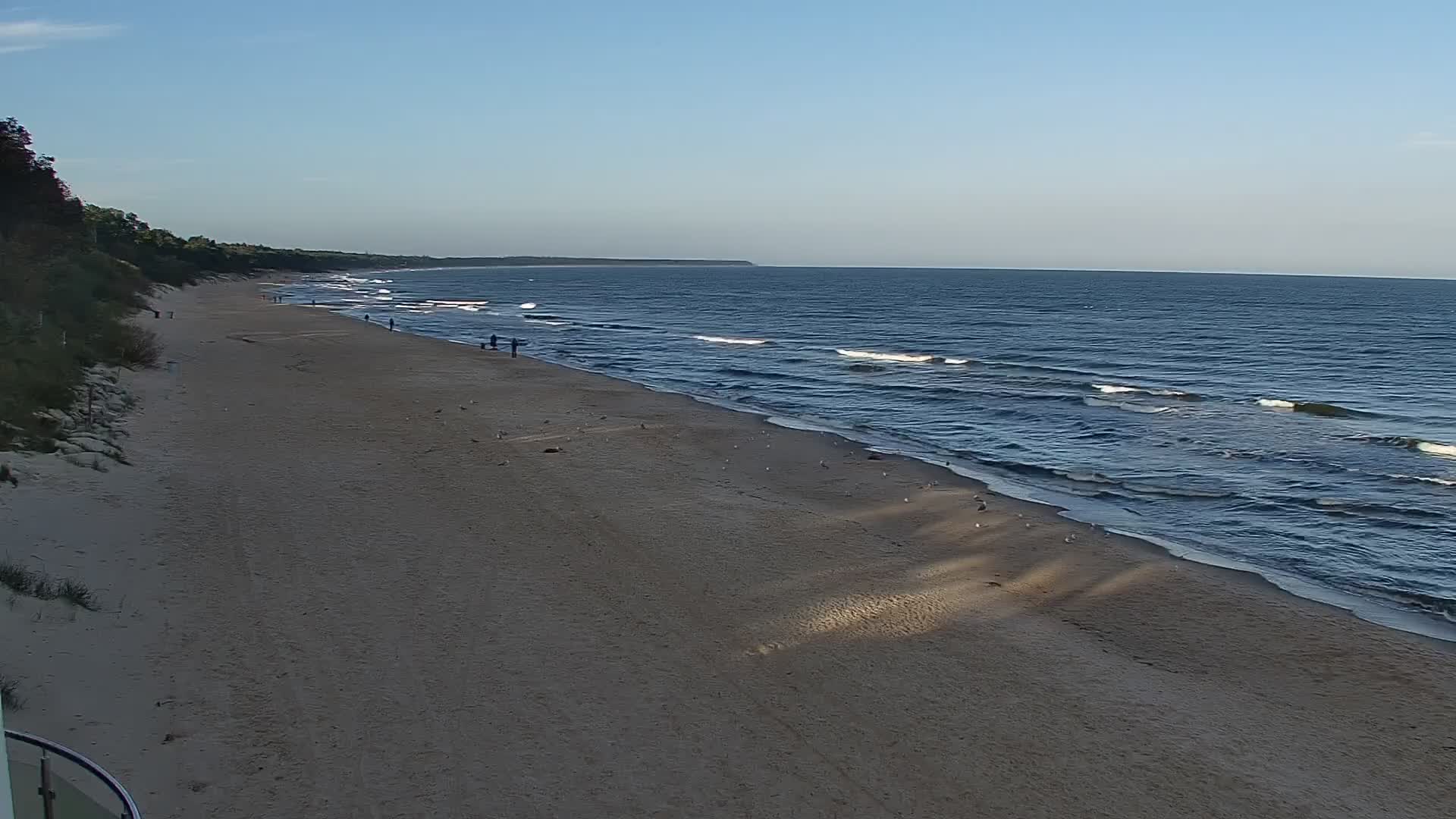 Kołobrzeg - widok na plażę zachodnią