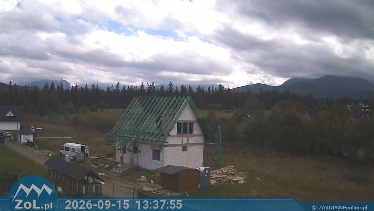 Murzasichle: widok na Tatry