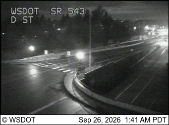 SR 543 at MP 0.8: D St