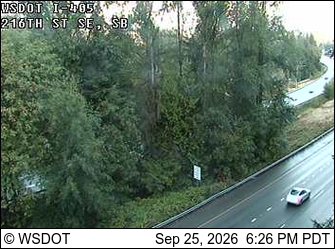 I-405 at MP 27.4: 216th St SE