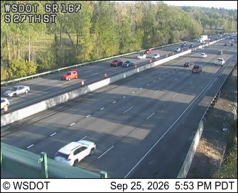 SR 167 at MP 25.3: S 27th Pl